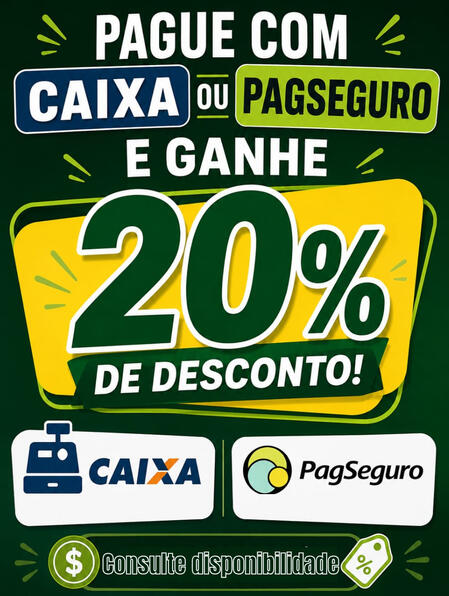 Pagando com nossos bancos conveniados você ganha 20% de desconto
