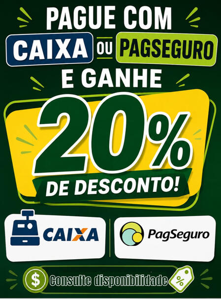 Pague com um banco conveniado e ganhe 20% de desconto